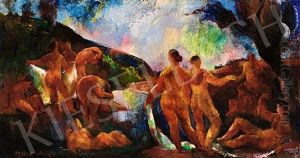 Bathing Women by Vilmos Aba-Novak