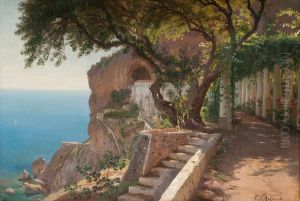 From The Coast Of Amalfi by Carl Frederick Aagaard