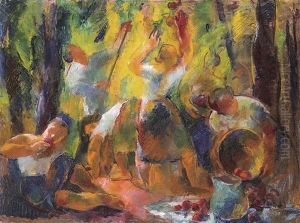 Apple Harvest by Vilmos Aba-Novak