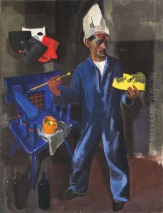 Mask Painter (mask Maker; Self-mask) by Vilmos Aba-Novak