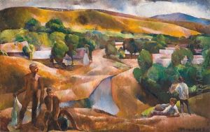 Bathers by Vilmos Aba-Novak