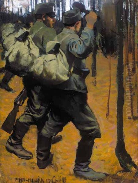 Soldiers In The Forest - view 1