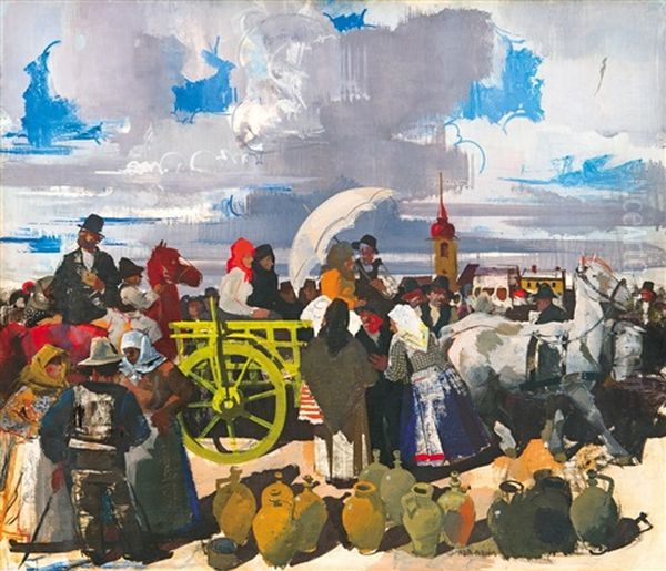 Market Scene - view 1