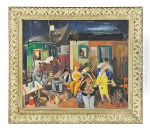The Traveling Circus by Vilmos Aba-Novak