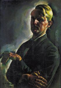 Self-portrait by Vilmos Aba-Novak