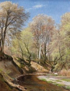 Cerfs En Foret by Christian Aagaard