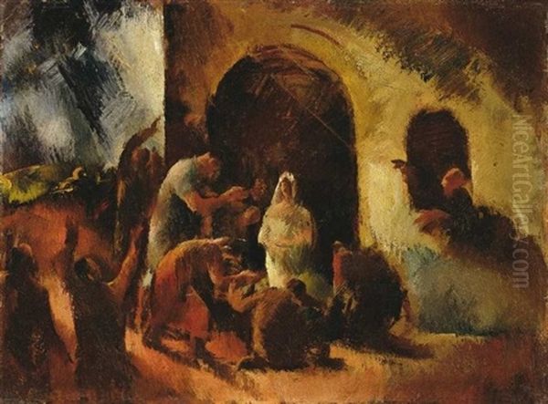 Pasztorok Imadasa (the Shepherds Adoration) - view 1
