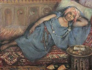 Femme Marocaine Allongee by Felipe Barantes Abascal