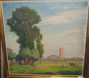 Landschap by Pierre Abattucci