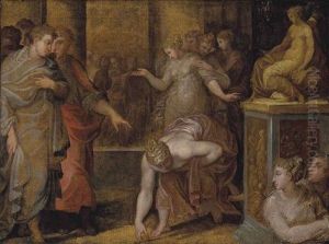 Atalanta Picking Up The Golden Apple