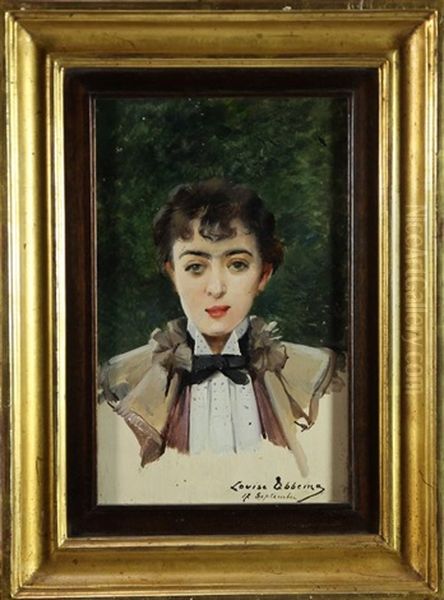 Portrait De Mademoiselle Luppe (+ Portrait De Monsieur Luppe Fils; Pair) - view 1