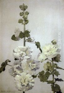 Branche De Rose Tremiere by Louise Abbema