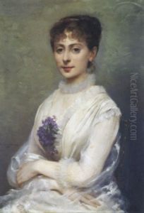 Portrait De Mademoiselle Baretta, Societaire De La Comedie Francaise