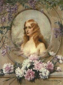 A Young Woman In A Garland