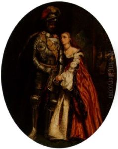 Lancelot And Guenevere by Edwin Austin Abbey