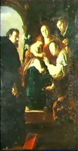 Sposalizio Mistico Di Santa Caterina E I Santi Domenico     E Pietro Martire - view 1