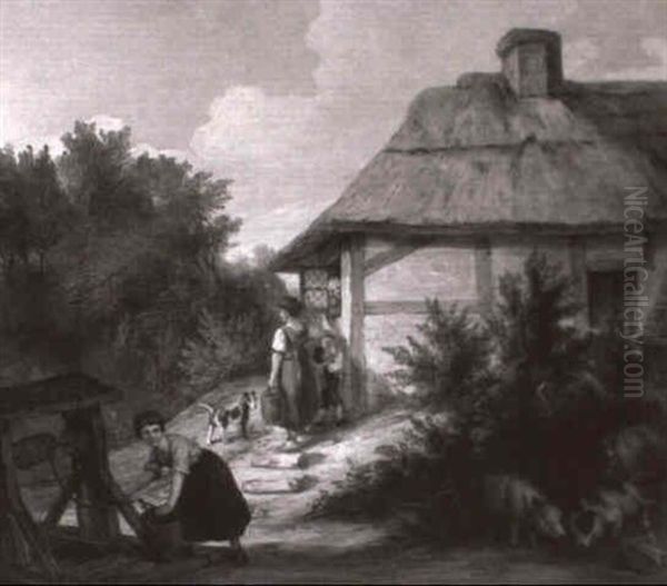 Drawing Water From The Well - view 1