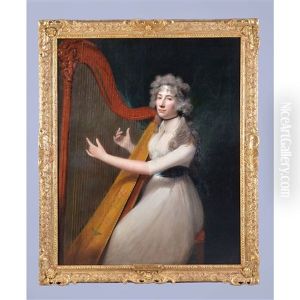 The Harpist by Lemuel-Francis Abbott
