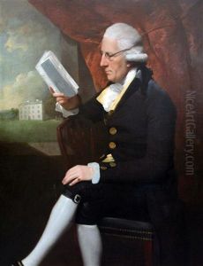 Portrait Of Sir Edward Cotsford Of Clyst St George by Lemuel-Francis Abbott