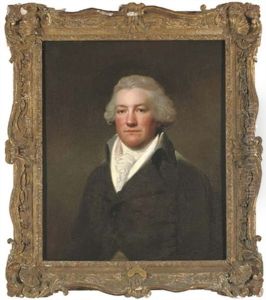 Portrait Of James Hatch, Of Claybury Hall, Essex, Half-length, In A Brown Coat And White Cravat by Lemuel-Francis Abbott