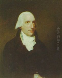 Portrait Of A Gentleman (mr. Osgood Gee?) Wearing A Brown Coat And A White Cravat by Lemuel-Francis Abbott