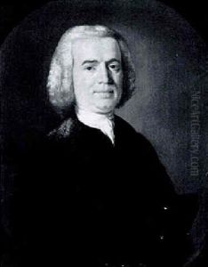 Portrait Of Archibald Trotter, Half Length, Wearing A Black Coat And Holding A Tricorn Hat