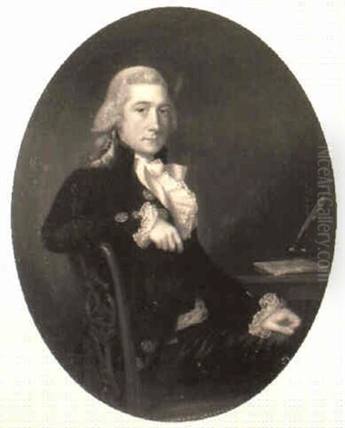 Portrait Of Lord Collingwood At A Writing Table - view 1