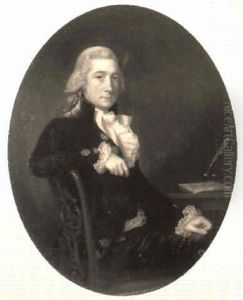 Portrait Of Lord Collingwood At A Writing Table by Lemuel-Francis Abbott
