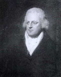John Harris Of Radford, Head And                            Shoulders, Wearing A Brown Jacket by Lemuel-Francis Abbott