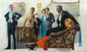Illustration For Hart Schaffner & Marx, 1924 by Samuel Nelson Abbott