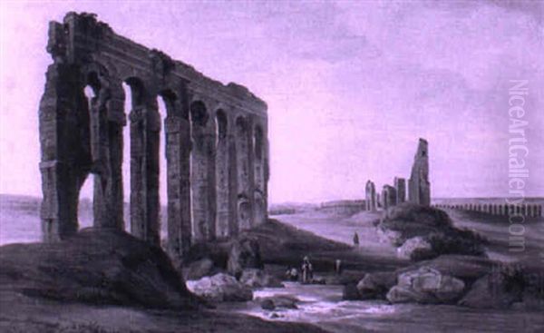 Aquaducts In The Roman Campagna - view 1