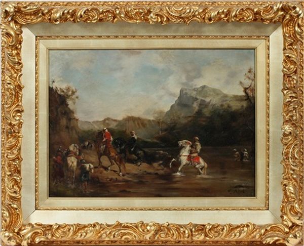 Arab Horsemen - view 1
