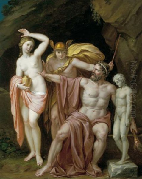 Prometheus, Merkur Und Die Pandora - view 1