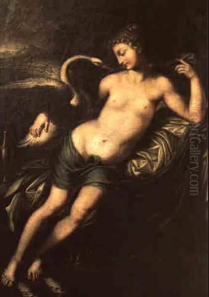 Leda Mit Schwan In Einer Landschaft - view 1