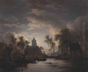 River View With A Church Tower