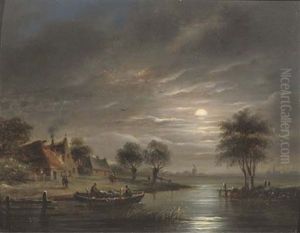Fishing By Moonlight