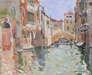 Canal A Venise by Louis Abel-Truchet
