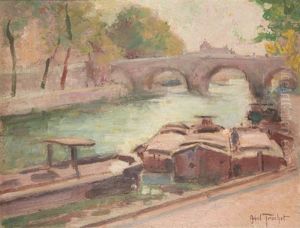 La Seine A Paris by Louis Abel-Truchet
