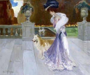 Elegante Dans Un Parc Elegante Dans Un Parc