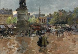 La Place Clichy by Louis Abel-Truchet