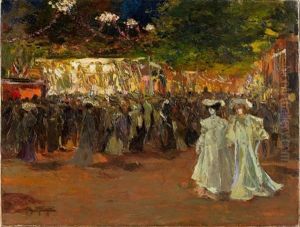 Elegante A La Fete Foraine