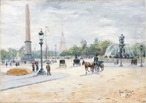 Place De La Concorde by Louis Abel-Truchet