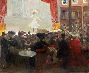 Aux Varietes by Louis Abel-Truchet