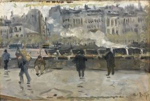 Les Bouquinistes by Louis Abel-Truchet