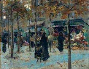 Marche Aux Fleurs by Louis Abel-Truchet