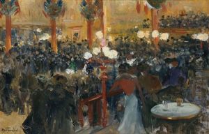 An Elegant Party by Louis Abel-Truchet