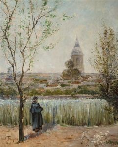 A View Of A Town by Louis Abel-Truchet