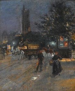 Paris, St. Jacque's Tower by Louis Abel-Truchet