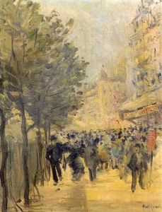Le Boulevard De Clichy Et Le Moulin Rouge by Louis Abel-Truchet