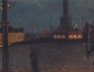 Place De La Bastille by Louis Abel-Truchet